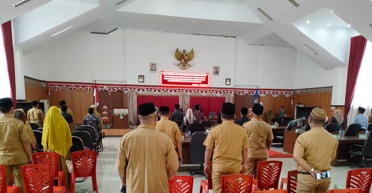 Suasana paripurna rancangan perubahan KUA-PPAS. 