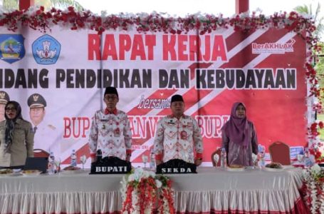 Gelar Raker Bersama Bupati dan Wabup, Rante: Setiap Tahun Pendidikan Bolsel Terus Mengalami Peningkatan