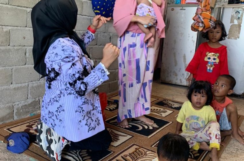  Dukung Program BTS, PGRI Bolsel Salurkan Bantuan Percepatan Penanggulangan Stunting