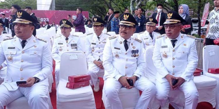  Pj Bupati Bolmong Hadiri Upacara Peringatan Hari Otda ke XXVI