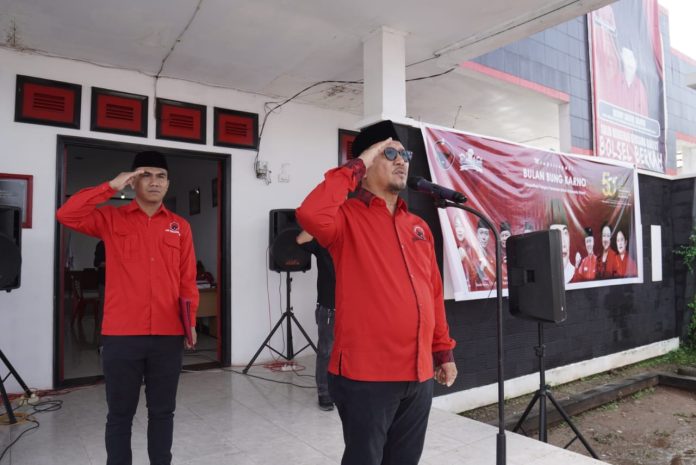  DPC PDI Perjuangan Bolsel Gelar Upacara Peringatan Harlah Pancasila