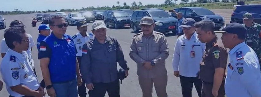  Didampingi Bupati Limi, Kejagung Pantau Pembangunan Bandara di Lolak