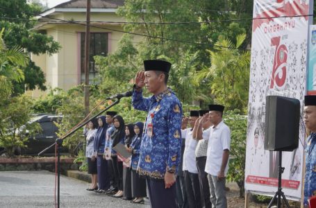 Dipimpin Bupati Iskandar, Pemkab Bolsel Gelar Apel Korpri, Dirangkaikan Peringatan HKN dan HGN 2023