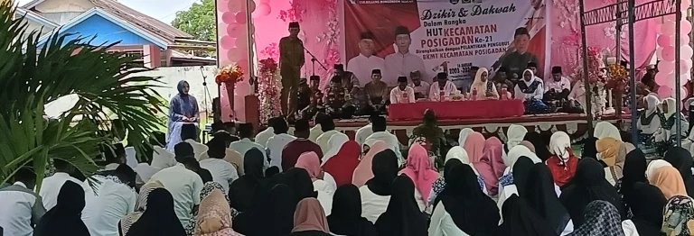  Peringatan HUT Kecamatan Posigadan Dihadiri Ketua Komisi II DPRD Bolsel