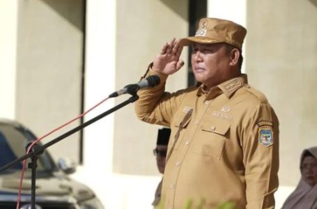 Jelang Pemilu, Wabup Deddy Pimpin Apel Gelar Pasukan Pengamanan TPS