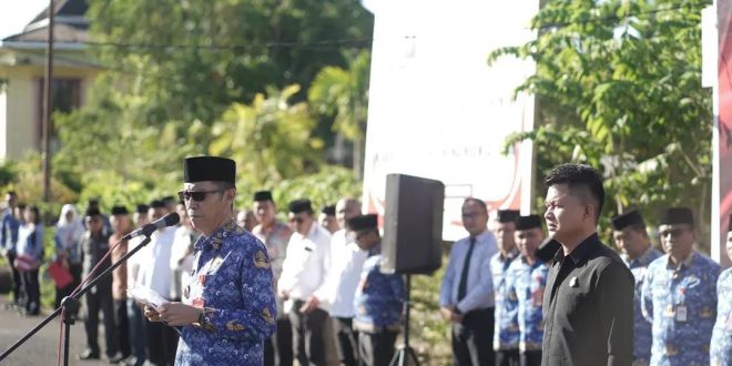  Bupati Iskandar Pimpin Apel Korpri Peringati Tiga Tahun Kepemimpinan