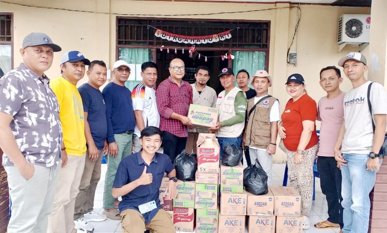  Pers Bolmong Peduli Bencana; Ikut Salurkan Bantuan untuk Korban Banjir dan Longsor