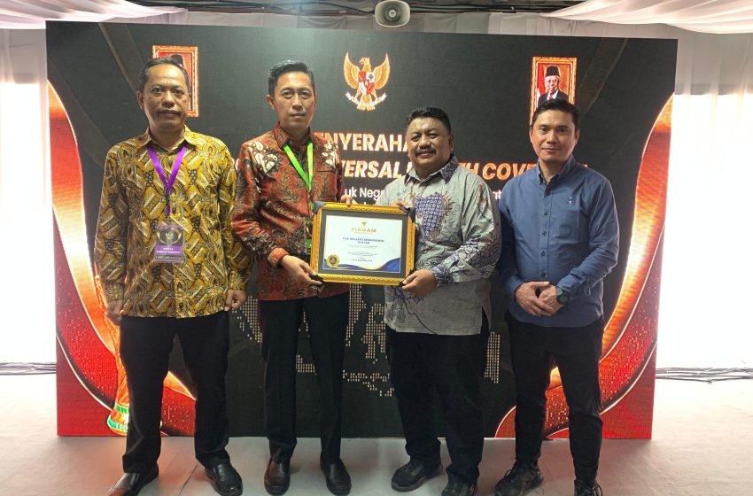  Pemkab Bolsel Ketiban Penghargaan UHC Award 2024, untuk Capaian JKN-KIS 98 Persen 