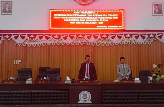  Resmi Ditetapkan, DPRD Bolsel Miliki 3 Fraksi