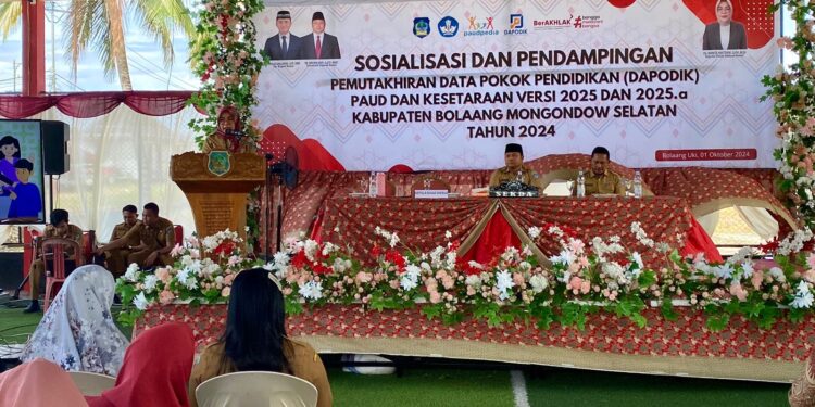  Dikbud Bolsel Sosialisasikan Pendampingan Dapodik PAUD dan Kesetaraan Versi Terbaru