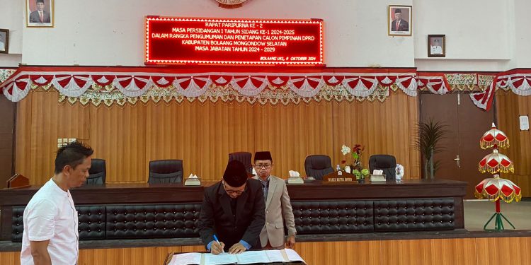  SAH! DPRD Bolsel Resmi Miliki Tiga Pimpinan Baru