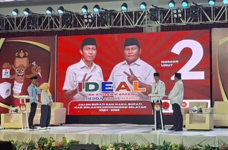 KPU Sukses Gelar Debat Publik Pertama Pilkada Bolsel