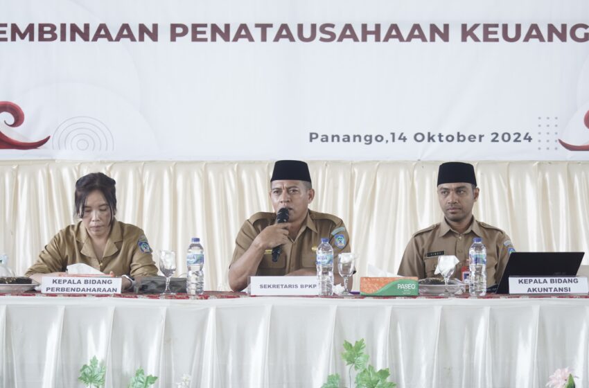  BPKPD Bolsel Gelar Pembinaan Penatausahaan Keuangan Daerah Tahun 2024