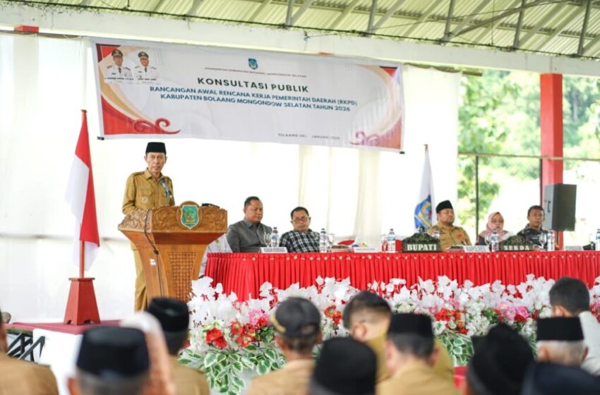  Pemkab Bolsel Gelar Konsultasi Publik Ranwal RKPD 2026